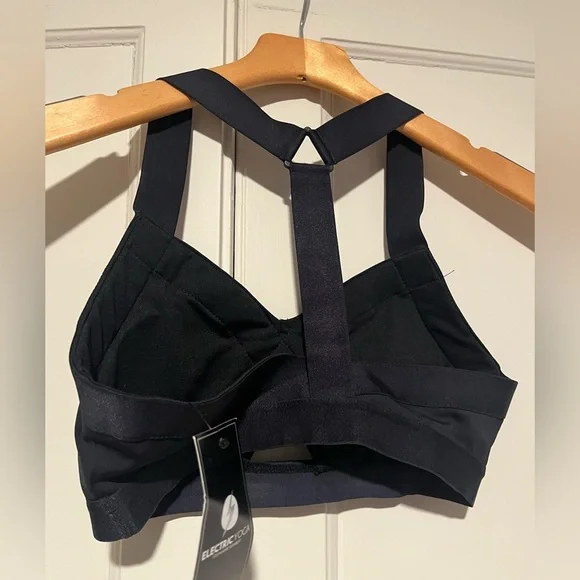 Electric Yoga Black Strappy Women's Sports Bra - Picture 2 of 4